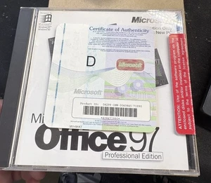 Microsoft Office 97 Professional Edition CD-ROM Key Code Product Key 1997 Suite - Picture 1 of 1