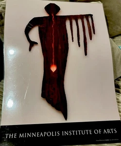 Kunstpädagogik Poster Institute Of Minneapolis 1991 Steel & Neon - Bild 1 von 4