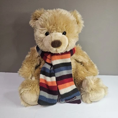 Nuevo con etiquetas Aeropostale Oso de Peluche Marrón 12.5 Pulgadas Invierno Colorido Bufanda Navidad Foto 1 de 4