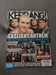Kerrang! 1222 The Gaslight Anthem, Metallica, Slayer, Rockstar Mayhem, 5 Posters - Picture 1 of 6