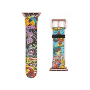 Superhelden Uhrenarmband - buntes Marvel Comics Design, perfekt für Fans, Geschenk für - Bild 1 von 1