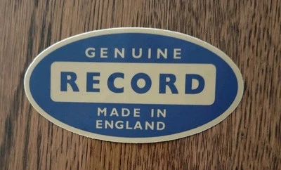 RECORD Tools Brand Logo Vintage Style Logo Tool Vise Case Vinyl Sticker 3.75" - Image 1 of 2