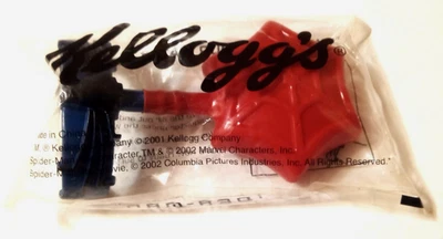 SPIDER-MAN WEB SHOOTER Kellogg's Cereal MARVEL Water Squirter 4" Toy - Image 1 of 2