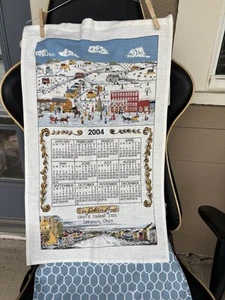 Golden Lamb Restaurant Souvenir Cloth Calendar Wall Hanging - Picture 1 of 4