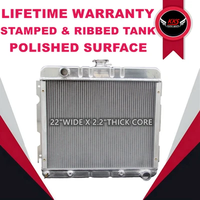 Radiador KKS 3 FILAS 1970-1972 1971 Dodge Dart Plymouth Duster Valiant 5.2 5.6 Foto 1 de 4