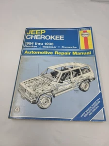 Haynes Jeep Cherokee Automotive Repair Manual 1984-93 1553 - Picture 1 of 2