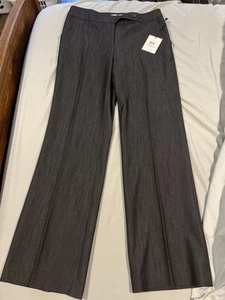 calvin klein women's dress pants Size 6 Charcoal/black Color Msrp $89.50 - Picture 1 of 8