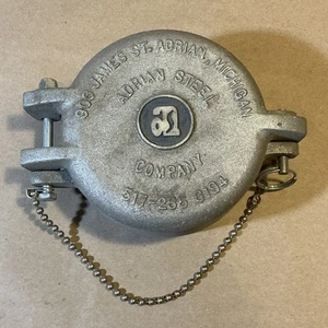 "Adrian 1996 tapa de extremo portador de conducto de acero solo 5"" aluminio fundido INV-JDJ18" - Imagen 1 de 22