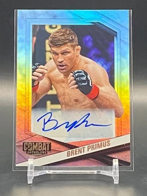 Antología de combate Panini PFL 2025 Brent Primus firmas automáticas plateadas PFL #76 Foto 1 de 3