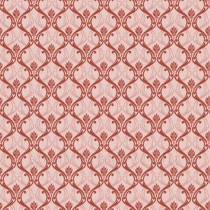 Miniatura per Casa Delle Bambole Rosso Classico Carta da Parati Design - Foto 1 di 4