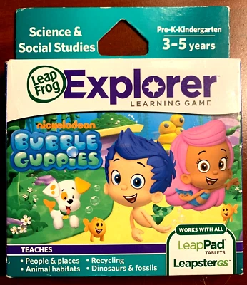LeapFrog LeapPad Explorer Learning System: Bubble Guppies, Leap pad 1 2 3 G NEW - Image 1 of 2