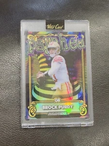 2023 Wild Card Alumination Brock Purdy Psyched ULTRA SSP #1/10 MVP? RARE 49ers - Picture 1 of 12