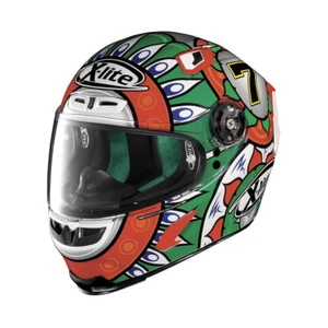 Casco integrale fibra moto X lite X803 Replica Davies Italia 20 taglia L - Picture 1 of 3