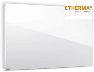 ETHERMA LAVA GLAS 2.0 Infrarotheizung Wandmontage Reinweiß 50x63cm 39625 - Bild 1 von 5