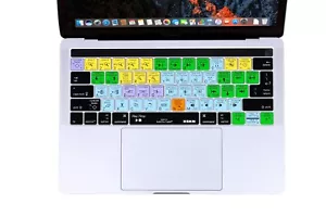 XSKN Avid Pro Tools Shortcuts Keyboard Cover for Touch Bar MacBook Pro 15,Pro 13 - Picture 1 of 7