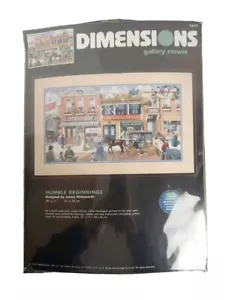 DIMENSIONS Needlepoint Kit gallery crewel HUMBLE BEGINNINGS James Himsworth 1517 - Picture 1 of 3