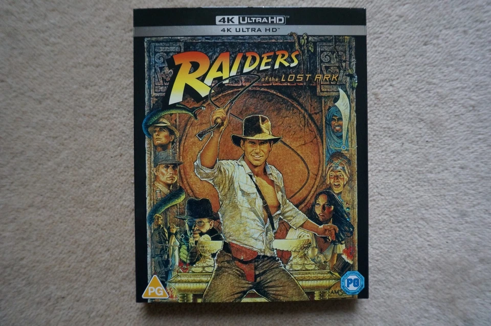 4K UHD BLU-RAY  RAIDERS OF THE LOST ARK        INDIANA JONES NEW SEALED UK STOCK - Image 1 of 2