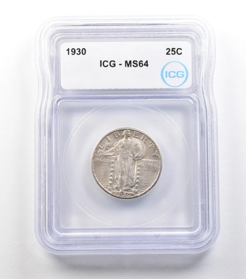 1930 Standing Liberty Quarter MS64 ICG *1508 - Image 1 of 3