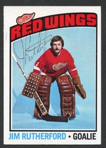 Jim Rutherford #88 signed autograph auto 1976-77 Topps Hockey Trading Card - Picture 1 of 1