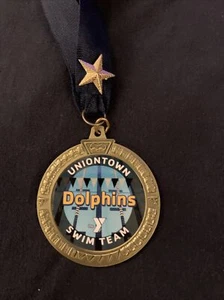 Medalla del equipo de natación Uniontown Dolphins - Imagen 1 de 2