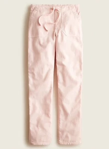 NWT J.Crew $98 Women's Petite Tie-Waist Camp Pant, Pastel Pink, Sz SP, MP - Picture 1 of 5