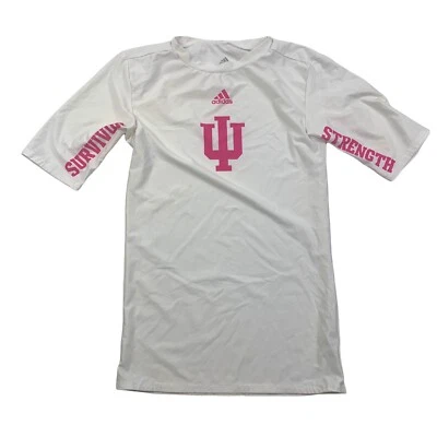 Adidas Climalite INDIANA Fútbol Rosa Cáncer de Mama Equipo Camisa XL Hoosiers IU Foto 1 de 4