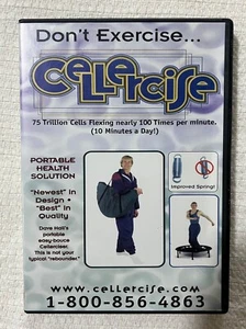 Don't Exercise CELLERCISE Mini Trampoline Workout DVD Fitness Dave Hall - Picture 1 of 2