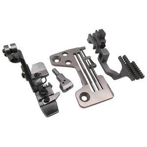 presser foot & throat plate & feeder & needle clamp SET FOR JUKI MO-2414 MO-2514 - Picture 1 of 2