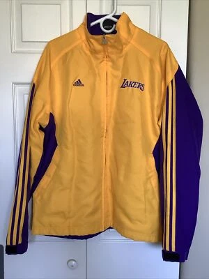 Adidas Warm Up Jacket Los Angeles Lakers Size Large Embroidered - Image 1 of 4