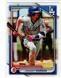 Joendry Vargas Los Angeles Dodgers 2024 Bowman Prospect - Imagen 1 de 2