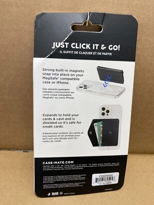 Magnetic Wallet Card Holder for MagSafe - Wallet snaps on and off your MagSafe - Image 1 of 2