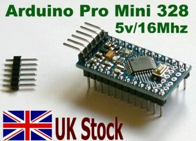 Pro Mini atmega328 5V 16Mhz Arduino Compatible Development Board NEW UK Stock - Image 1 of 2