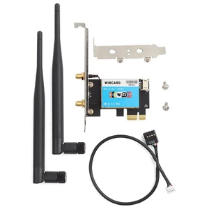 PCI-E Network Card WiFi Dual Band 2.4G/5G Wireless LAN Bluetooth4.0 433Mbps - Picture 1 of 8