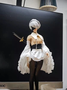 1/6 Damen weißes Kleid Set für 12" PH TBL Actionfigur - Bild 1 von 9