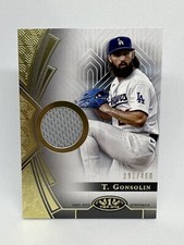 2023 Topps Tier One TONY GONSOLIN Certified Patch Relic Card #T1R-TGO Dodgers
