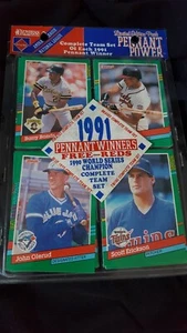 1991 Donruss Baseball Complete Team Set Twins BlueJays, Pirates, Braves, 90 Reds - Picture 1 of 2