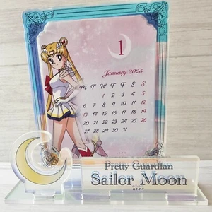 Pretty Guardian Sailor Moon 2025 Acrylic Stand Calendar – Aurora Finish - Picture 1 of 20