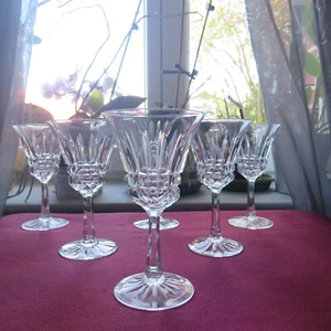 6 verres a vin rouge en cristal Villeroy et Boch modèle royal signé H 15,5 cm - Picture 1 of 11