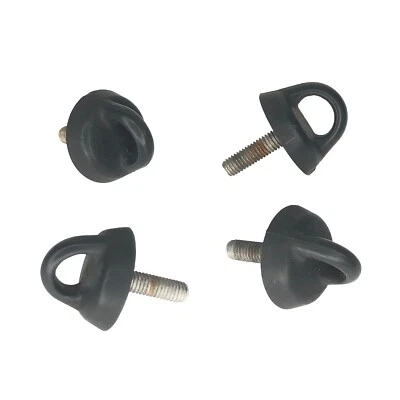 2000-2004 Nissan Xterra Roof Rack Cargo Tie Down Knob Loop Black Set of 4 OEM - Image 1 of 4