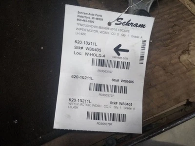 2019 Ford Escape Windshield Wiper Motor 3063797 - Image 1 of 4