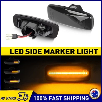 For Nissan Patrol Y61 Infiniti 06-11 Flowing LED Side Lights Indicator Repeater - image 1 of 4