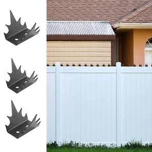 Intruder Deterrent Fence Wall Spikes/12 Pcs Security Fence Spikes,19*8*7cm,New - Picture 1 of 12