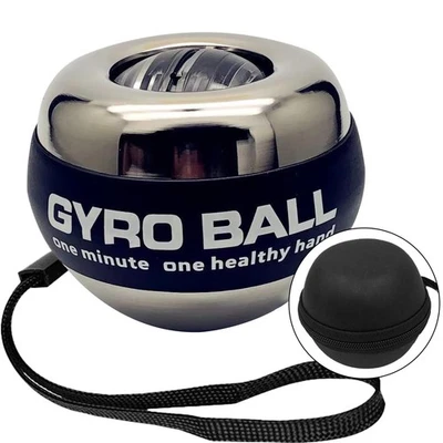 Torque Ball Giroscopio Muñeca Entrenador con Luz, Arranque Automático, Fortalecedor de Antebrazo, Bolsa Foto 1 de 4