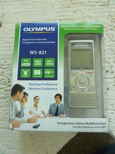 Olympus WS-821 Digital Handheld Voice Stereo Recorder USB MP3 Player Open Box - Picture 1 of 13