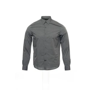 Perry Ellis Men's Gray Dotted Button Down Up Shirt, XL XLarge - Picture 1 of 4