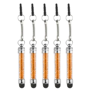 5pcs Stylus Pen for Touch Screens Crystal Diamond Capacitive Pens, Orange - Photo 1 sur 8
