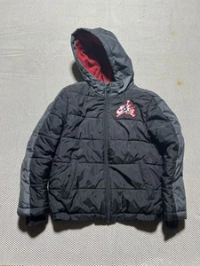 Michael Jordan youth size medium Nike full zip black and red puffer jacket - Picture 1 of 6