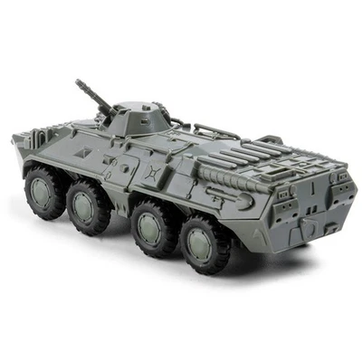 Veículo blindado com rodas BTR-80 1:72 modelo de montagem 4D sem cola presente militar N - Imagem 1 de 4