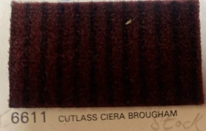 Oldsmobile 1986 tela de asiento automotriz original 6611 OEM carrocería automática tela nuevo en stock - Imagen 1 de 3