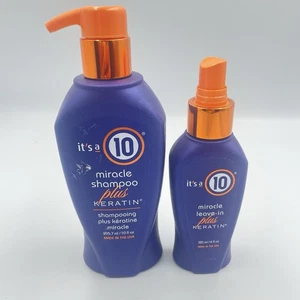 It's A 10 Miracle Leave-In Plus Keratin Treatment 10 Oz AND 4 Oz Size NEW - Picture 1 of 2